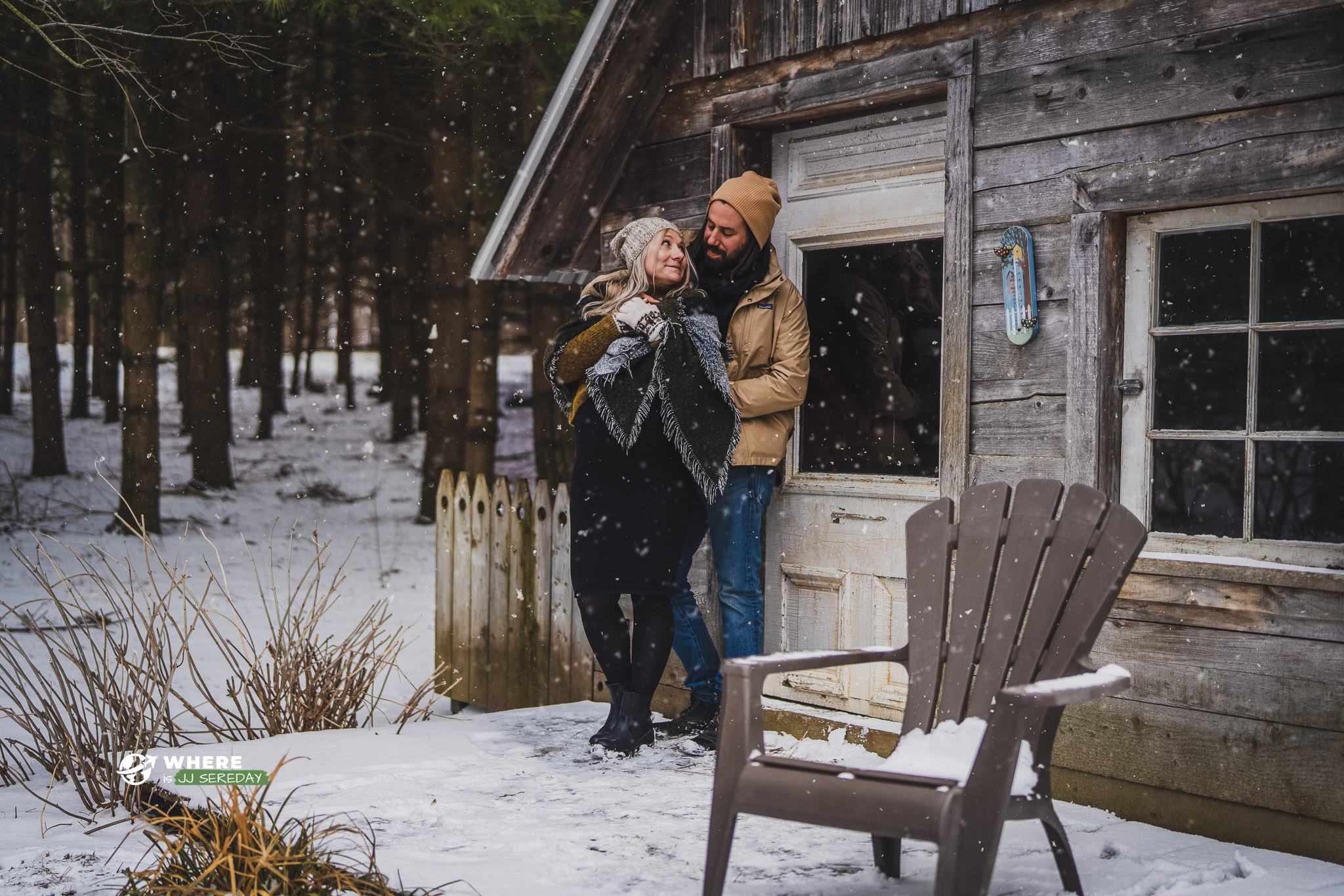 Winter Wonderland Pregnancy Portraits